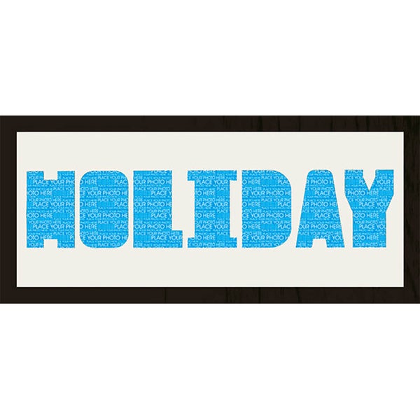 GB Cream Mount Holiday Arial Photo Font - Framed Mount - 12"" x 30"