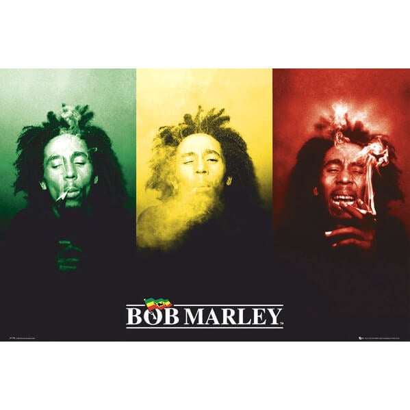 Bob Marley Flag - Giant Poster - 100 x 140cm