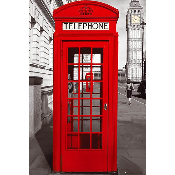 London Telephone Box - Maxi Poster - 61 x 91.5cm