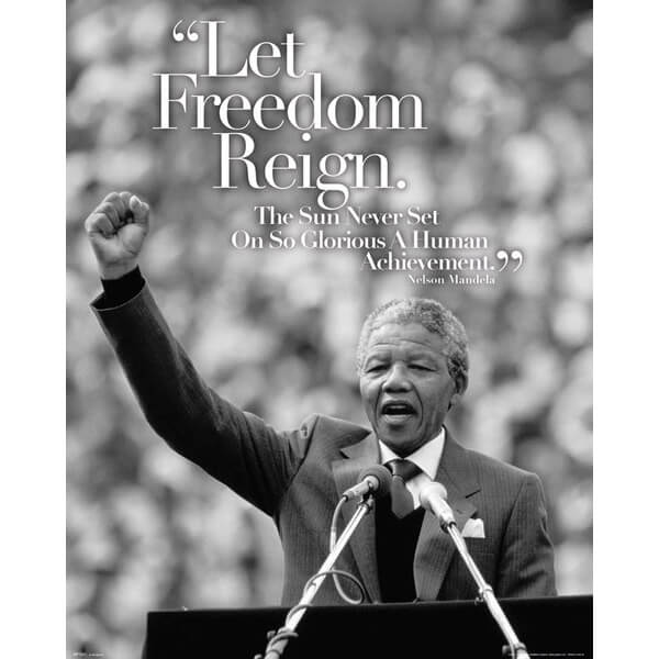 Nelson Mandela - Mini Poster - 40 x 50cm