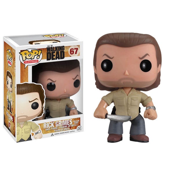 The Walking Dead Prison Yard Rick Pop! Vinyl Figure