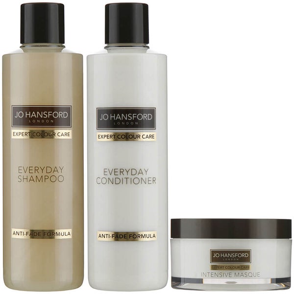 Jo Hansford Expert Colour Care Everyday Shampoo, Conditioner (250 ml) with Masque (150 ml)