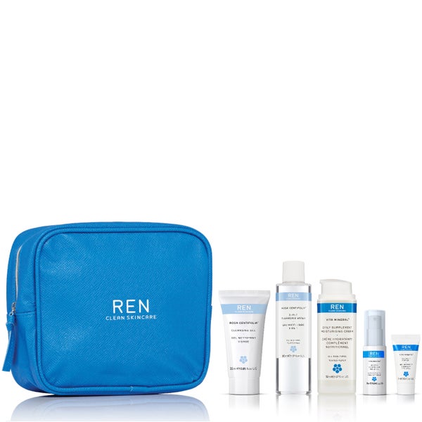 REN Cleanse, Tone, Hydrate and Nourish Kit (Worth $66)
