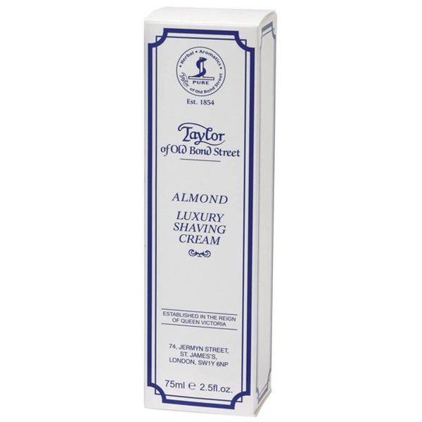 Taylor of Old Bond Street Shaving Cream Tube (75 g) - Almond