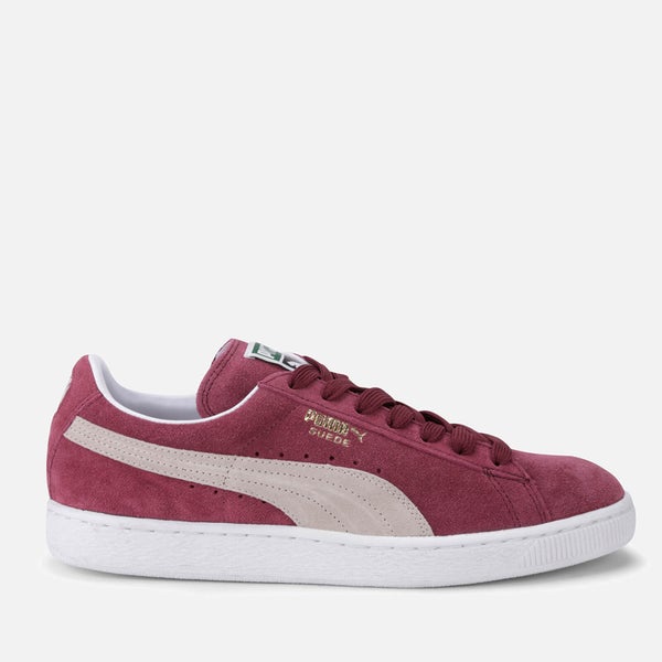 Puma Men's Suede Classic + Trainers - Cabernet/White