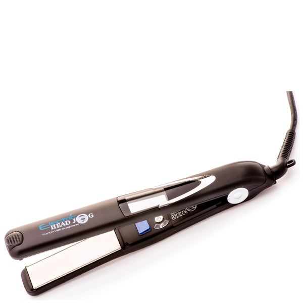 Щипцы для выпрямления волос Electric Head Jog Titanium Vibe Straightener - Black