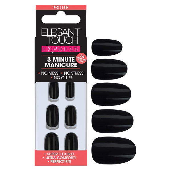 Express Nails da Elegant Touch - Polished Black
