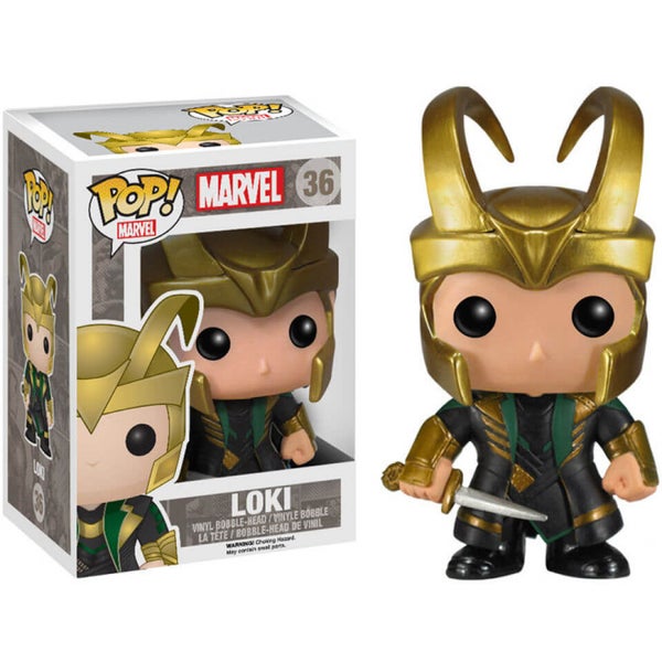 Marvel Thor 2 Loki with Helmet Funko Pop! Figuur