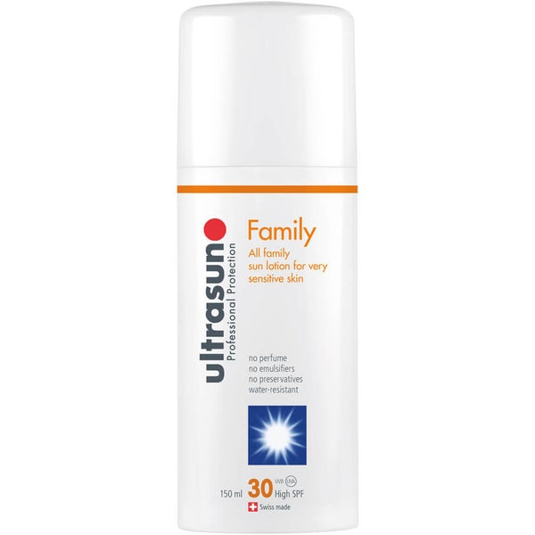Ultrasun 家庭型防曬霜 SPF 30 - 超敏感肌膚（150ml）和Ultrasun 曬後修復乳