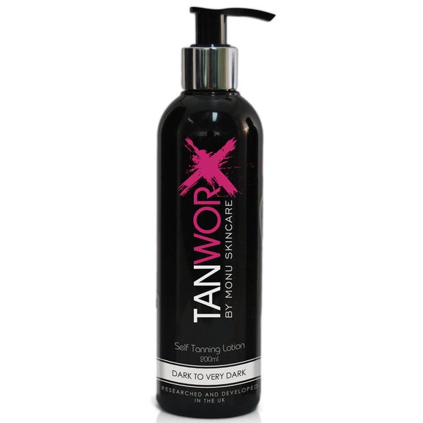 Tanworx Self Tanning Lotion - Mörk till väldigt mörk (200 ml)