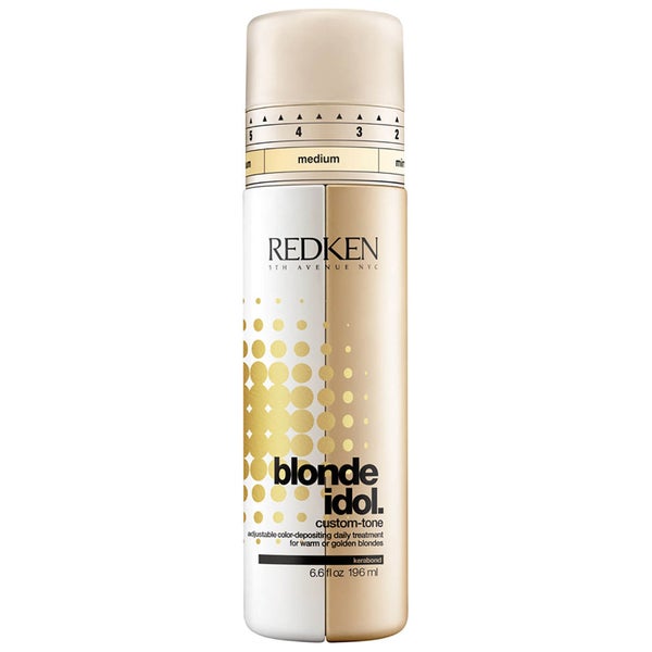 Redken Blonde Idol Custom-Tone Gold après-shampooing (196ml).