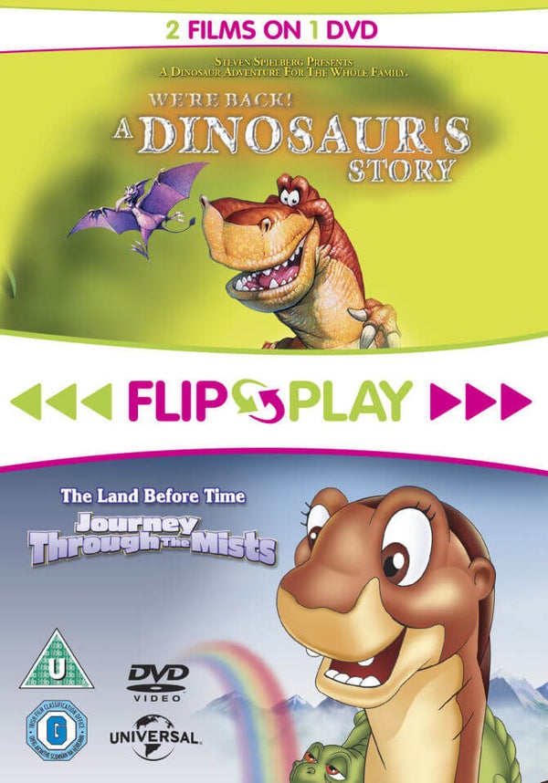 Were Back! A Dinosaurs Story / The Land Before Time 4: A Journey Through the Mists (Flip and Play)