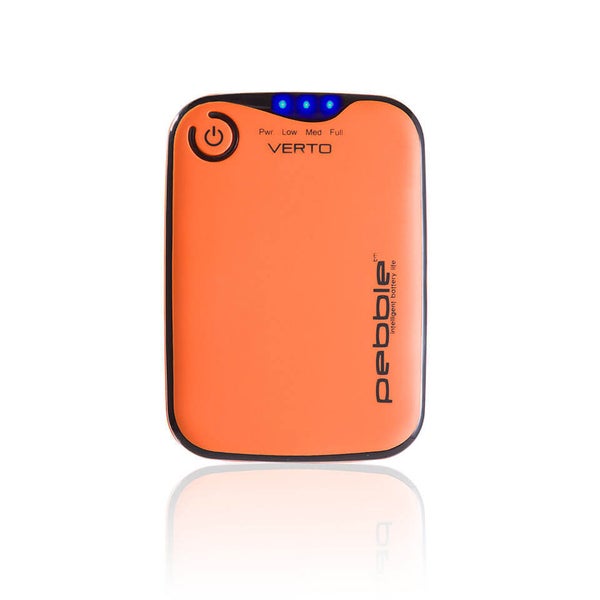 Veho Pebble Verto Portable Battery Back Up Power, 3700mah - Orange