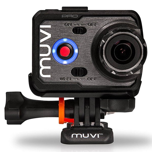 Veho Muvi K-Series Handsfree Camera with Wi-Fi, 1080p, 60fps, 100m Waterproof Case, 8GB Bundle