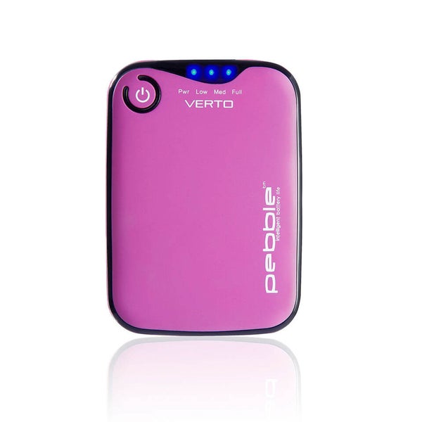 Veho Pebble Verto Portable Battery Back Up Power, 3700mah - Pink