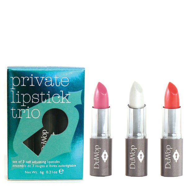 Trio de mini rouges à lèvres "Mini Private Lipstick" de DuWop