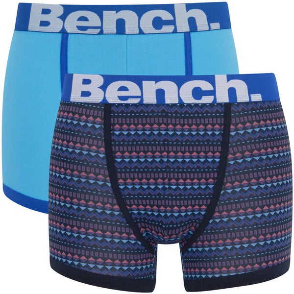 Bench Men's 2 Pack Fashion Trunks - Blue