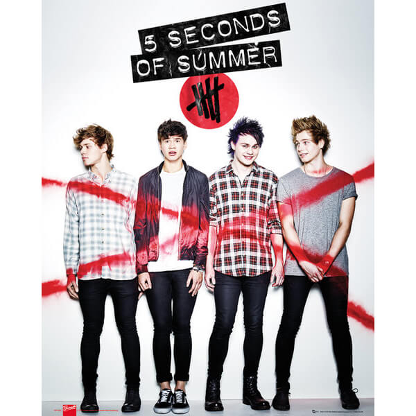 5 Seconds of Summer Album Cover - Mini Poster - 40 x 50cm
