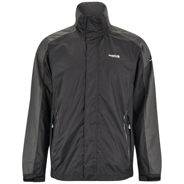 Regatta Men's Portman Waterproof ISOLITE Lightweight Jacket - Black/Ash