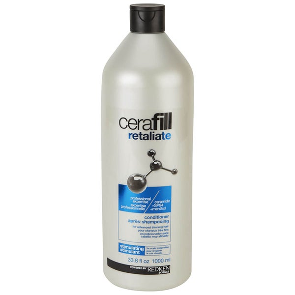 Redken CeraFill Retaliate Apres-shampoing pour cheveux tres fins.