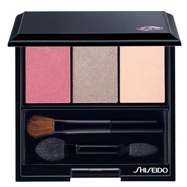 Trío de sombras de ojos Shiseido Luminizing Satin Eye Colour Trio RD711 (3g) Pink Sand