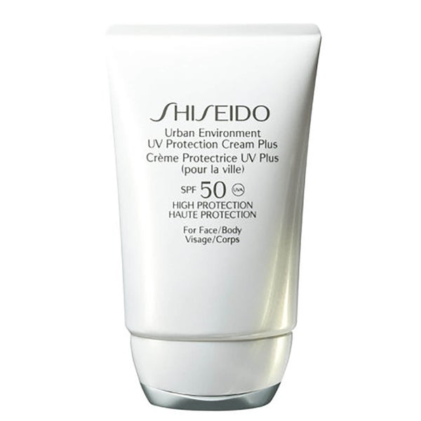 Suojaava Shiseido Urban Environment UV Protection Cream Plus -aurinkovoide, SPF50 (50ml)