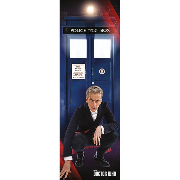 Doctor Who Tardis and Doctor - Door Poster - 53 x 158cm