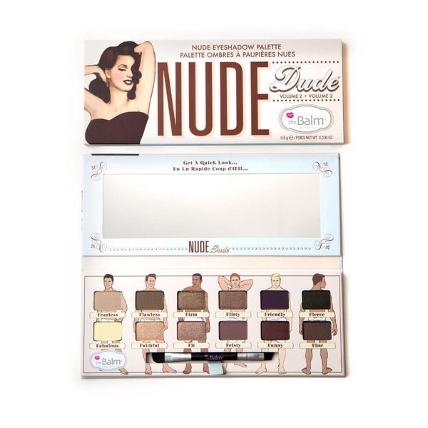 Palette de fard à paupières theBalm Nude Dude Eyeshadow Palette 9,6 g