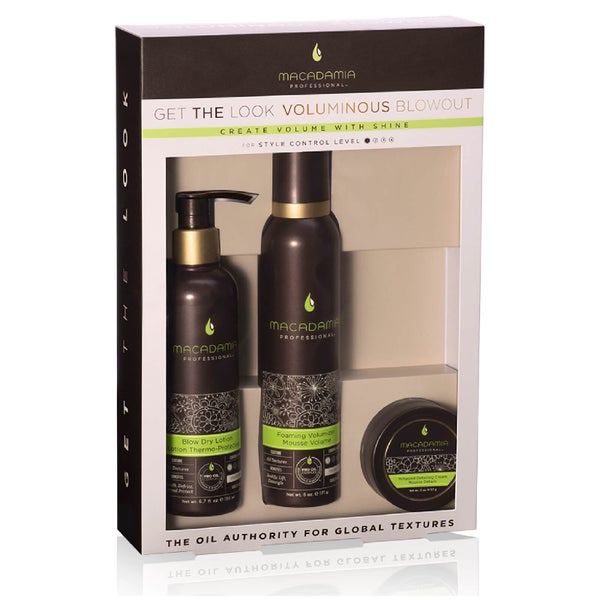 Macadamia Professional Natural Oil 'Get the Look' Volumizing Set