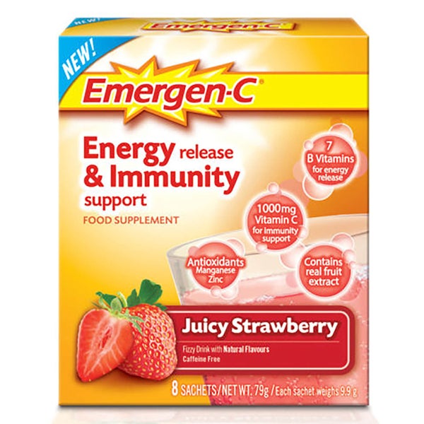 Клубничный Emergen-C Strawberry (8 порций)