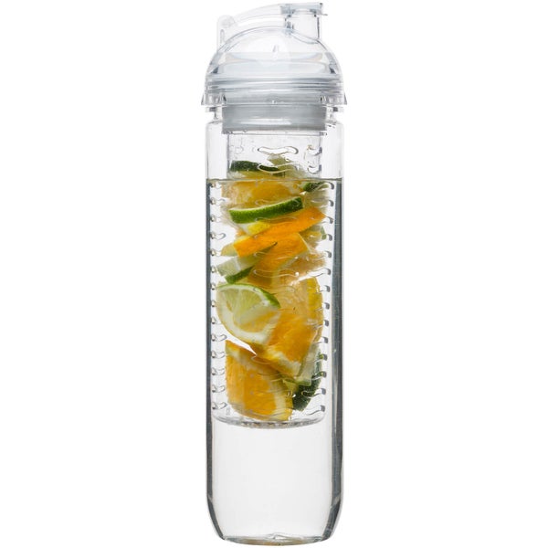 Sagaform Fresh Bottle with Fruit Piston - Clear