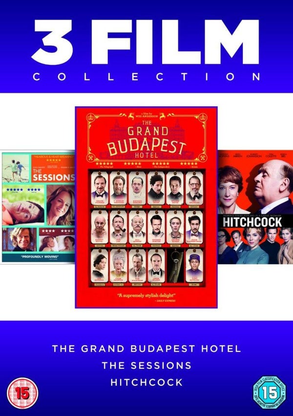 The Grand Budapest Hotel / The Sessions / Hitchcock