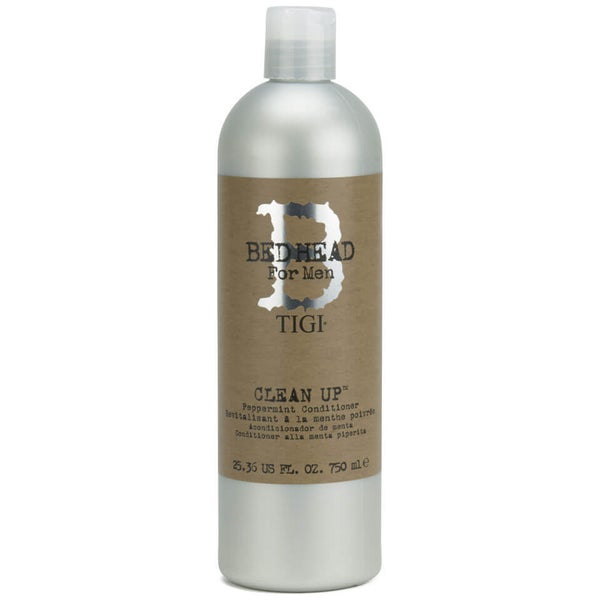 TIGI Bedhead for Men Clean Up Peppermint après-shampooing à la menthe (750ml)