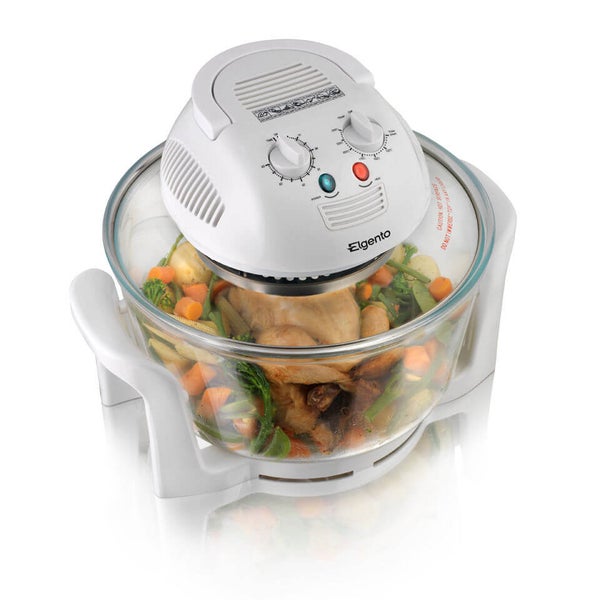 Elgento E14020 Halogen Oven - White - 12L