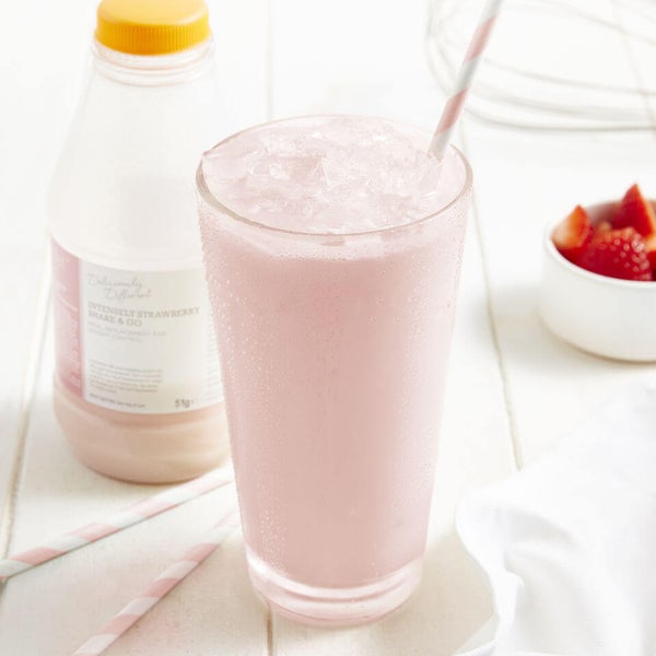 Deliciously Different Intensely Strawberry Shake and Go