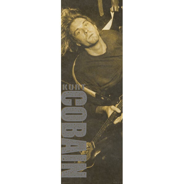Kurt Cobain Brown - Door Poster - 53 x 158cm