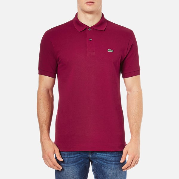 Lacoste Men's Classic Polo Shirt - Burgundy - 3/S