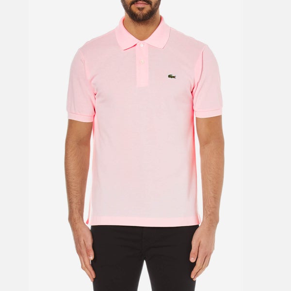 Lacoste Men's L1212 Classic Polo Shirt - Pale Pink - 3/S