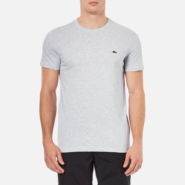 Lacoste Men's Cotton Crewneck T-Shirt - Silver Chine