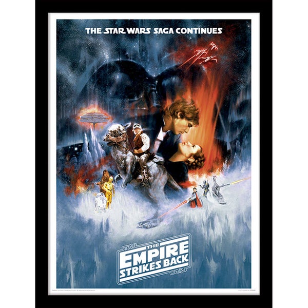 Affiche Encadrée Star Wars épisode V : L'Empire contre - attaque - 30 x 40 cm