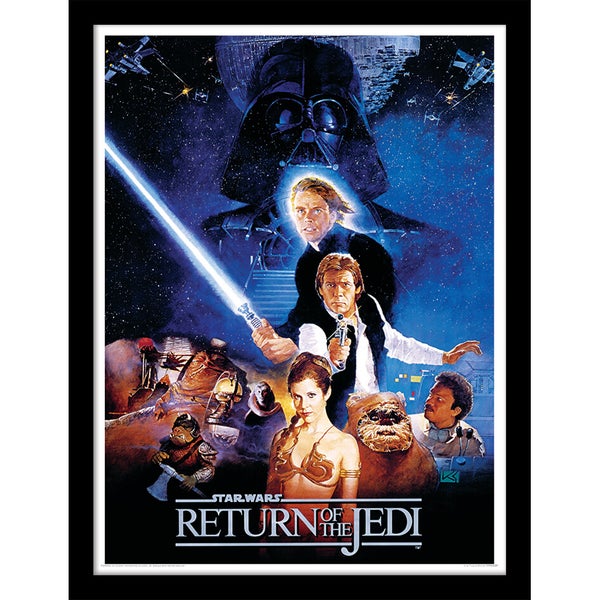 Star Wars Return of the Jedi One Sheet - Framed 30x40cm Print