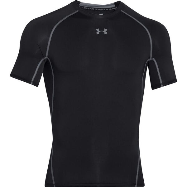 T-Shirt Compression HeatGear® manches Courtes Under Armour -Noir
