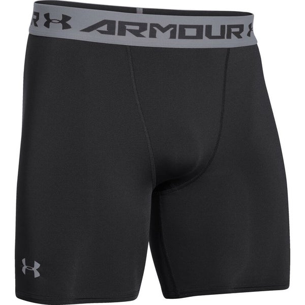 Under Armour Men's Armour HeatGear Compression Training Shorts - Black/Steel