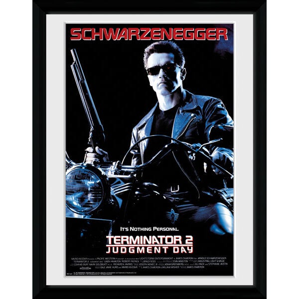 Terminator 2 One Sheet - Framed Photographic - 16 x 12inch