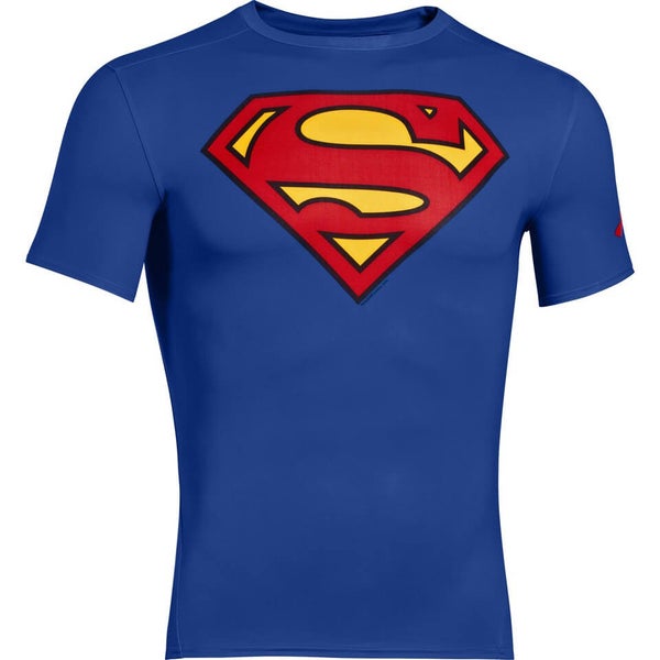 T-Shirt Under Armour® Alter Ego -Superman Bleu