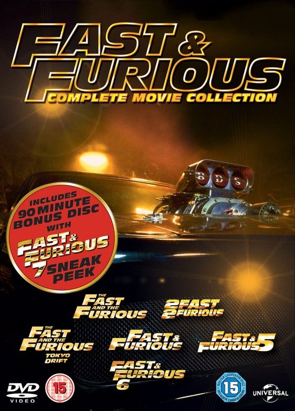 Fast & Furious 1-6 With Sneak Peek