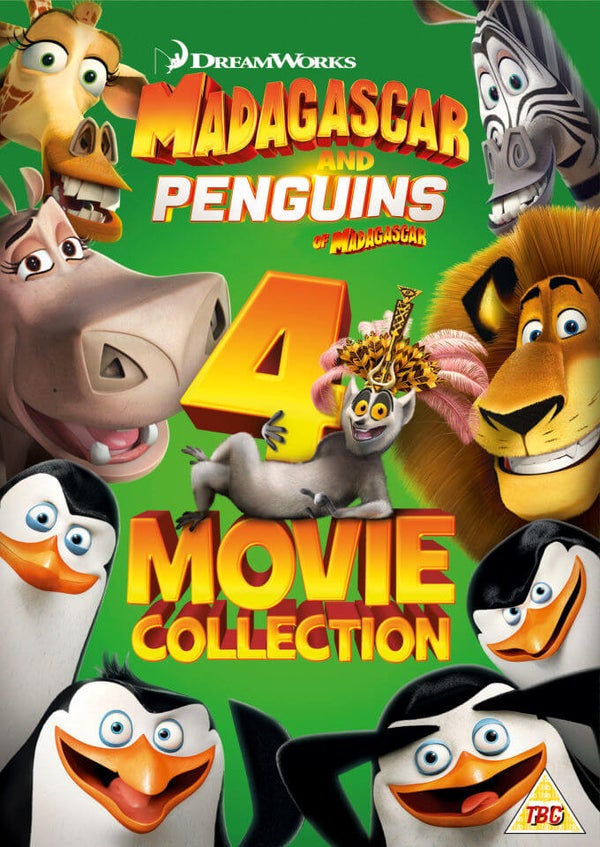 Penguins of Madagascar/Madagascar 1-3 Box Set