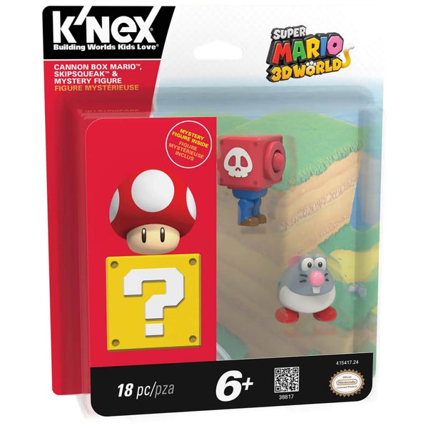 K'NEX Mario Kart: Cannon Box Mario, Draglet and Mystery (38817)