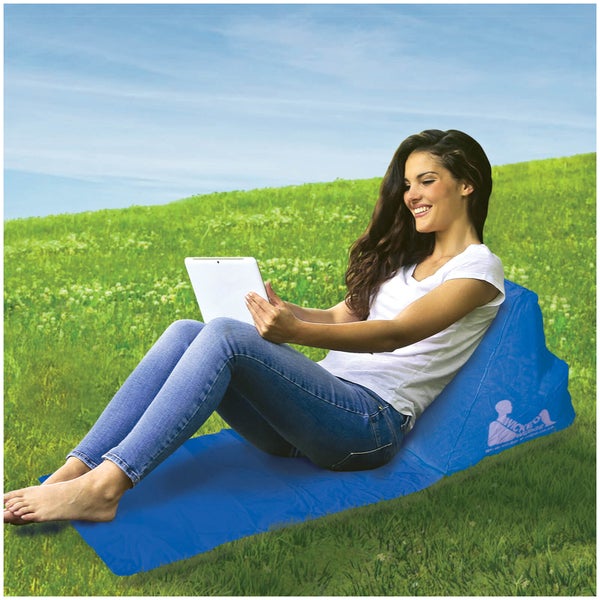 Escape Wicked Wedge Inflatable Lounger (Single) - Blue