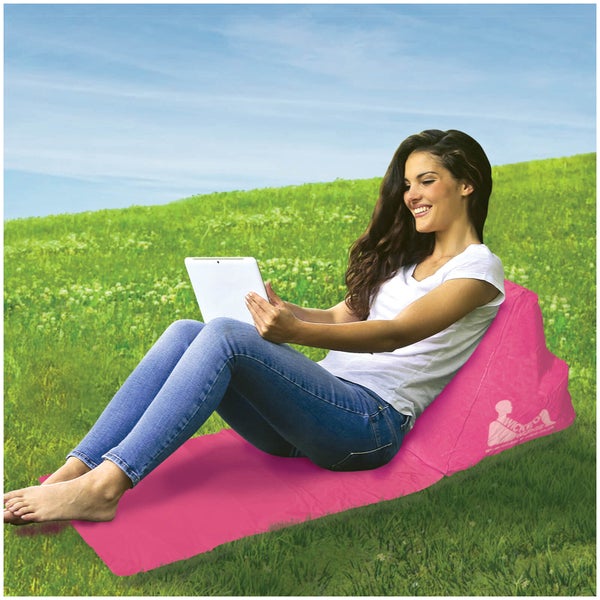 Escape Wicked Wedge Inflatable Lounger (Single) - Pink